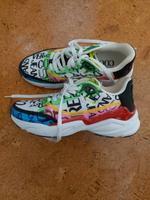 Versace Jeans Couture Sneakers Gr:41 bunt gebraucht Sachsen - Eilenburg Vorschau