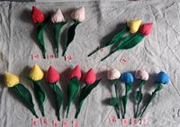 Stoff Tulpen, Blumen Deko, selbst genäht, gestaltet Berlin - Spandau Vorschau