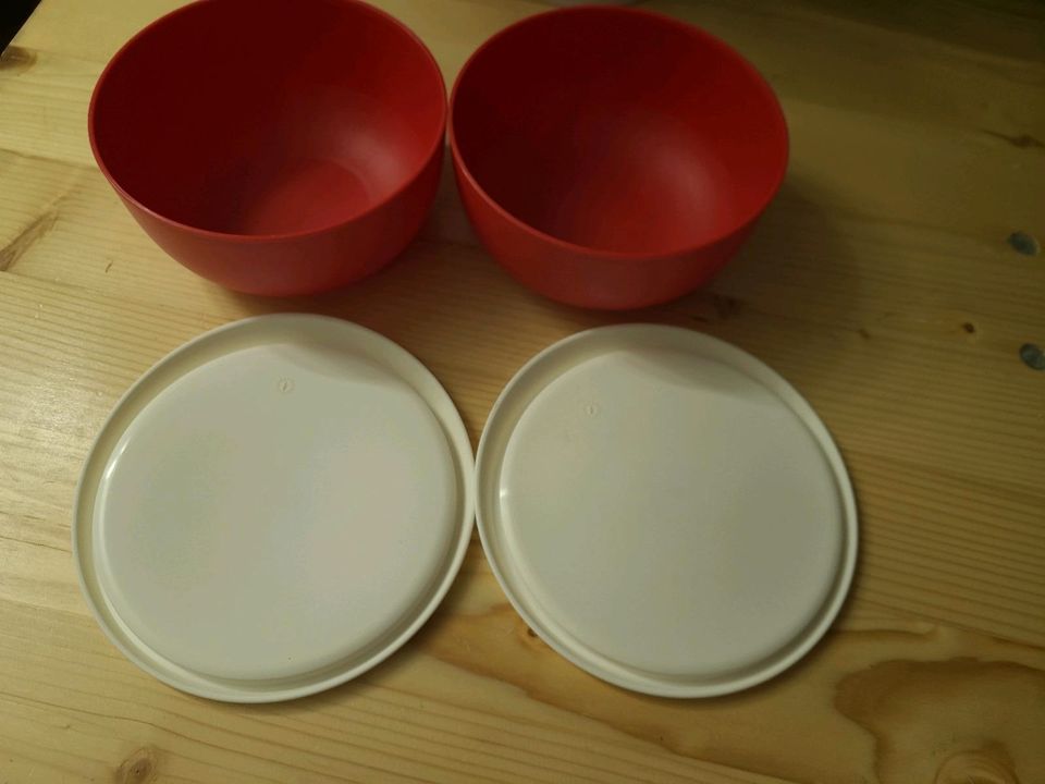 2 Tupperware Schüsseln mit Deckel, Ergonomica 550 ml in Großbottwar