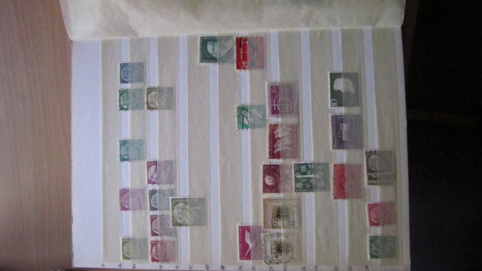Briefmarken Bund 111-1057 große Lücken ca.370 Stck gestempelt in Gimbsheim