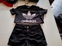 Adidas Shirt mit Shorts Niedersachsen - Eggermühlen Vorschau