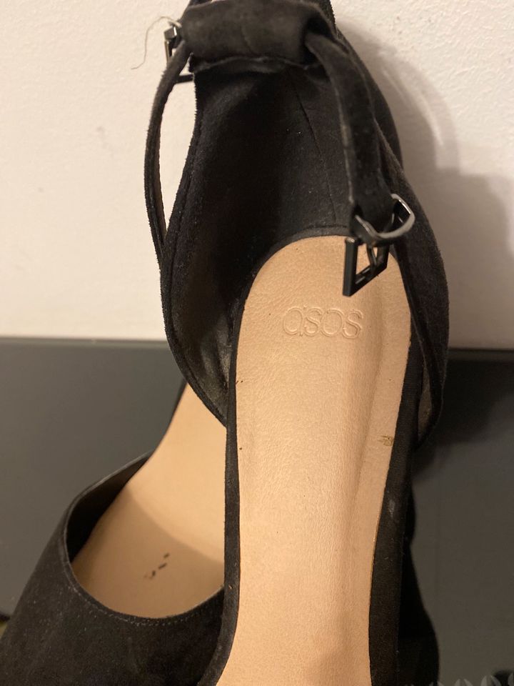 ASOS high heels blockabsatz 40 schwarz neuwertig in Moers