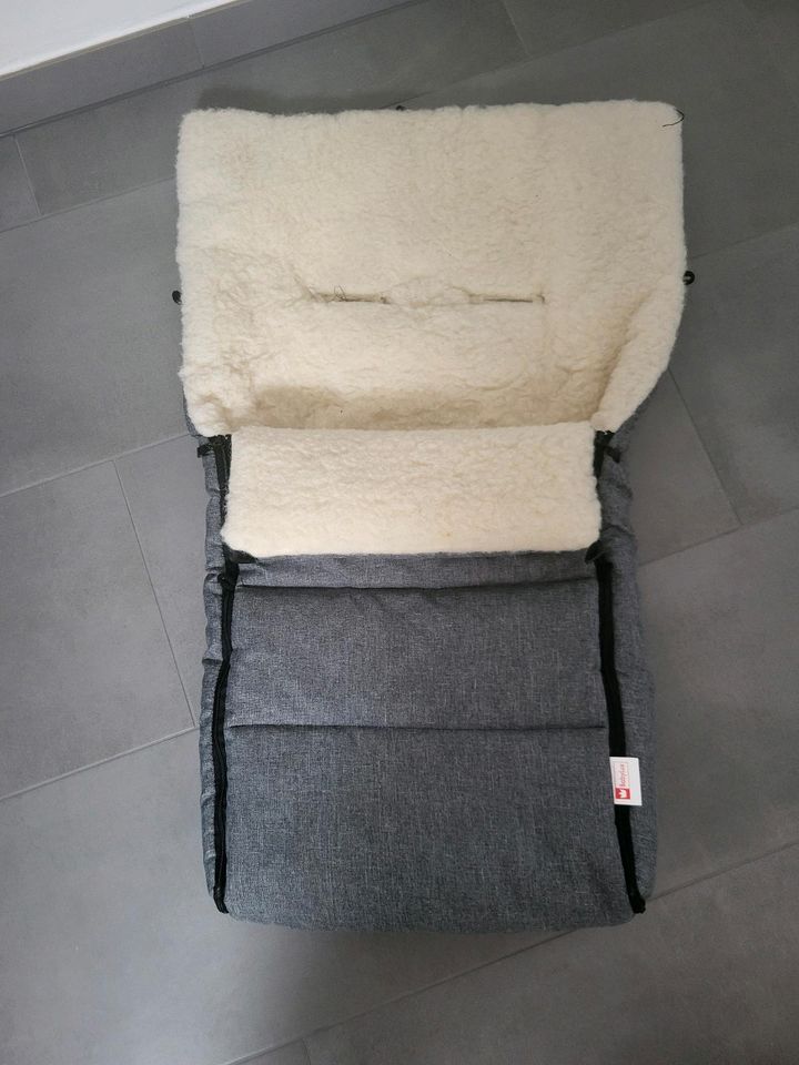 Lammfell Kinderwagen Fußsack in Molbergen