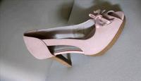 Pumps High Heels Sandalen 38 / 5 Plateau Rosa Rosé Niedersachsen - Buxtehude Vorschau