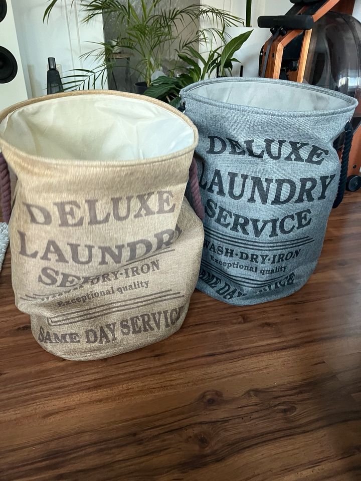 2er Wäschesack Werner Voß | Deluxe Laundry Service | Beige + Grau in Stuttgart