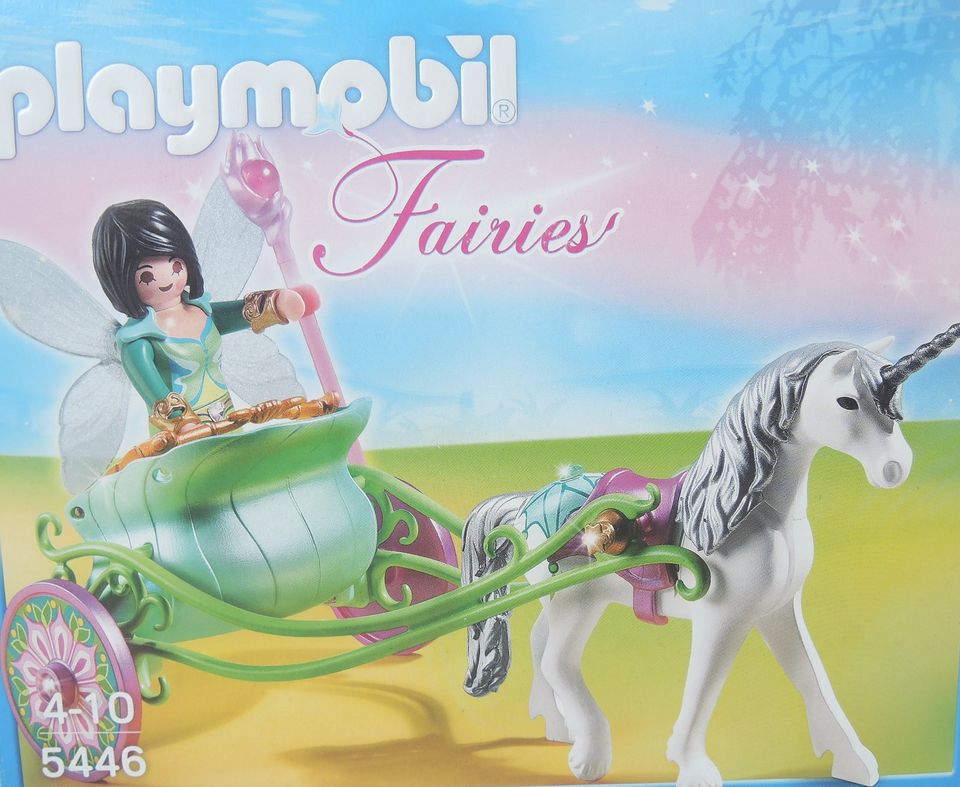 Playmobil Fairies' 5446 Einhornkutsche Schmetterlingsfee OVP in Berlin