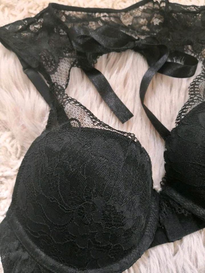 NEU Push up BHs 75B H&M Spitze rosa schwarz Unterwäsche Damen ab in Bielefeld