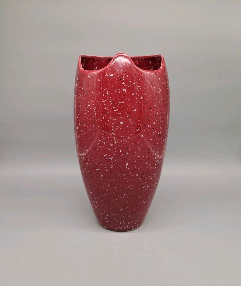 Vase Keramik 28cm rot in Köln