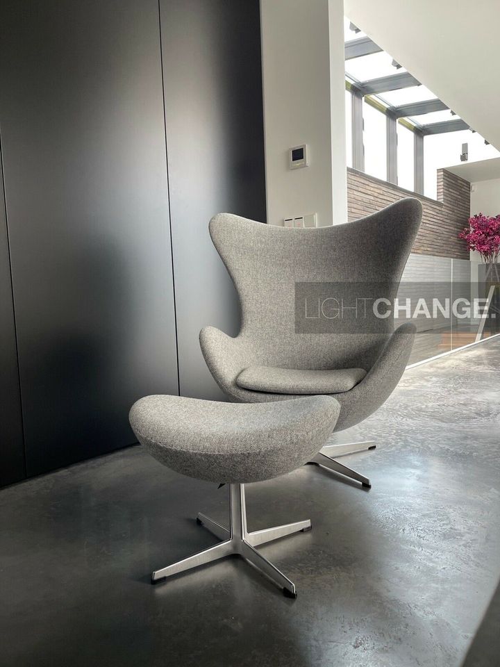 Fritz Hansen EGG Chair & Foot Stool Arne Jacobsen, Sehe auch Swan in Kempen