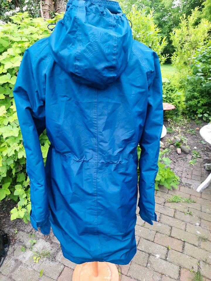 Regenmantel blau Gr.44 bpc Jacke Mantel in Linden
