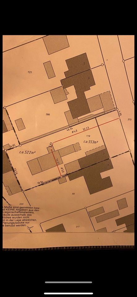 Grundstück zum Haus-Bau. ca. 522m2 Baugrundstück zwei Parkplätze. in Neumünster