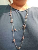 Neuwertig!Hochwertig!Kette Halskette in lila/grau/Silber Bielefeld - Sennestadt Vorschau