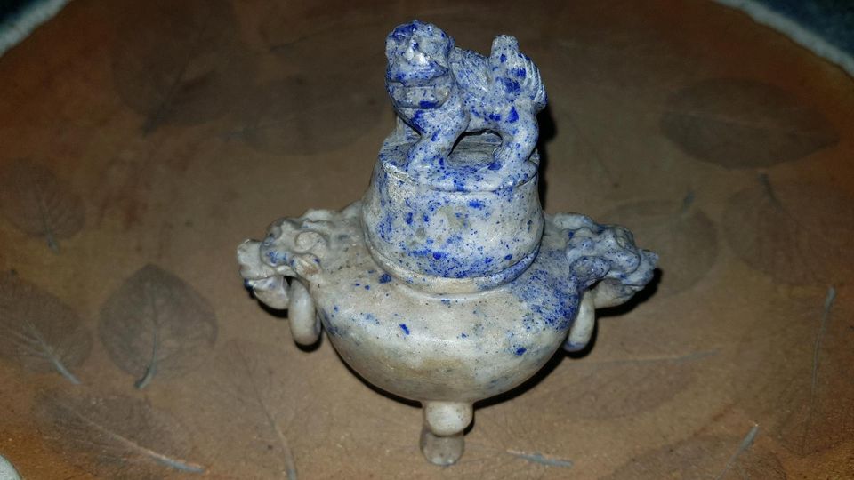 Räuchergefäß Steinschnitzerei China antik in Kyritz