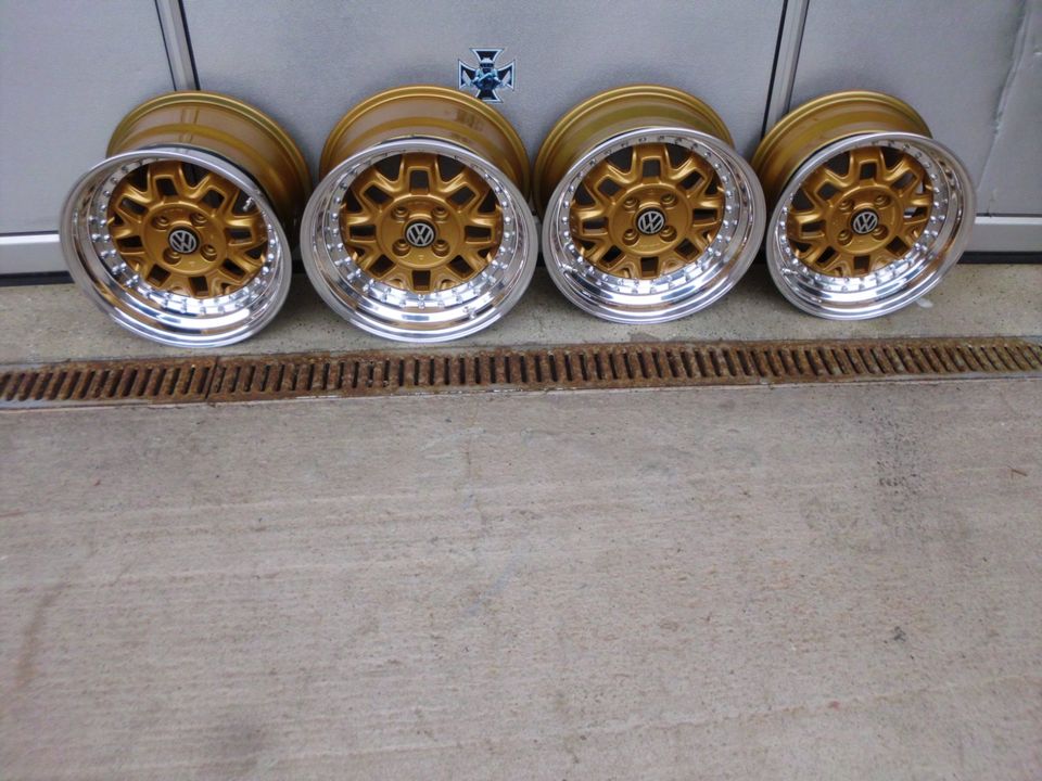 15" Felgen Waffeleisen Audi - VW  3teil. - LK.4x100 in Kölleda