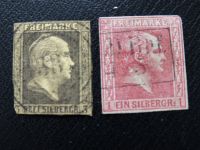 Briefmarke 1 und 3 Silbergroschen Preussen 1857 Bayern - Alzenau Vorschau