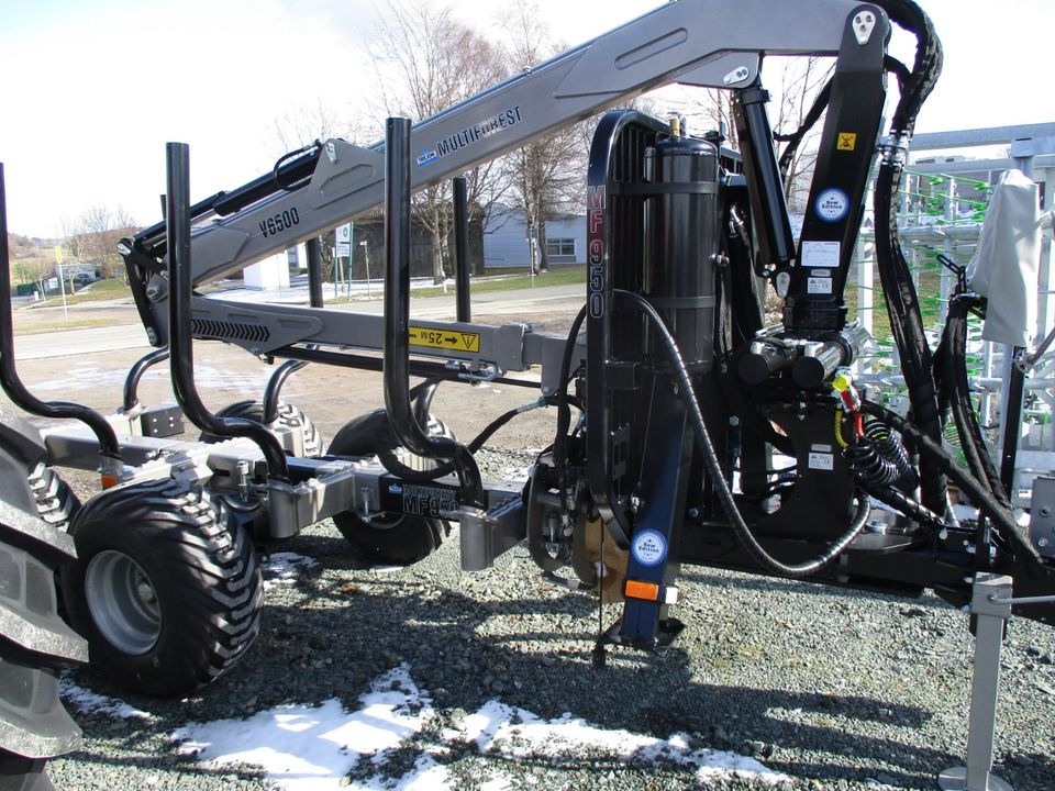 Trejon Rückewagen MF 950 mit Kran V6500 in Willingen (Upland)