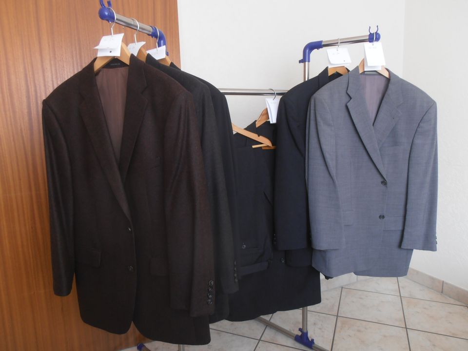 Herren Anzug Sakkos Blazer Anzugjacken Gr. 24-26,5 anthrazit grau in Seevetal