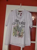 Tredy Shirt weiß mit Kaktus-Motiv Gr 3, neuwertig Hessen - Butzbach Vorschau