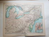 Nordoststaaten der Nordamerikanischen Union Landkarte von 1899 Baden-Württemberg - Leonberg Vorschau