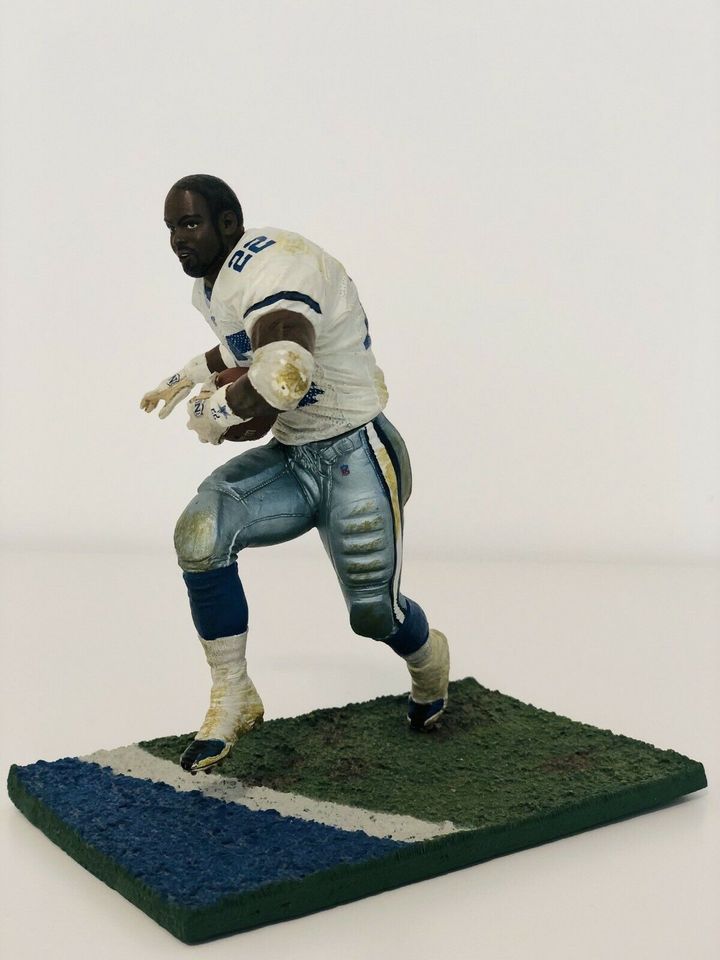 McFarlane NFL Series 1 Emmitt Smith No Helmet Dallas Cowboys Rare in Pyrbaum