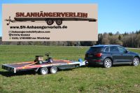 Autotransporter Vermietung Mieten Anhängerverleih Anhänger ab 25€ Baden-Württemberg - Bühlerzell Vorschau