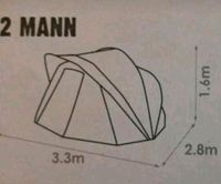 Zelt Angeln Angelzelt Karpfenzelt Chub Cyfish Bivvy 2-3 Personen Bayern - Sparneck Vorschau