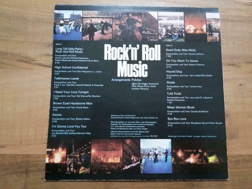 Puhdys * Rock'n'Roll Music * Schallplatte * Vinyl * LP * in Rastatt