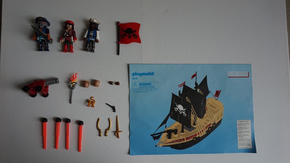 Playmobil 6678 - Piraten-Kampfschiff in Postbauer-Heng