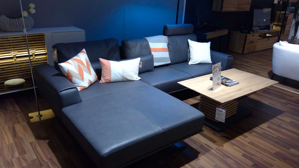 Schöner Wohnen Stage Ecksofa Sofa Couch Wohnlandschaft Ledersofa in Mayen