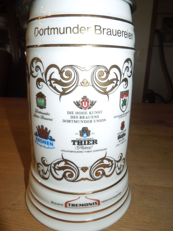 Dortmunder Brauereien rastal Tremonis Jahreskrug 1990 Bierkrug in Geisenheim