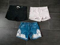 Mädchen 146 152: 3er Pack Jeans Shorts Bermuda H&M Münster (Westfalen) - Albachten Vorschau