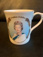 Tasse Queen Elisabeth II Golden Jubiläum Hessen - Taunusstein Vorschau