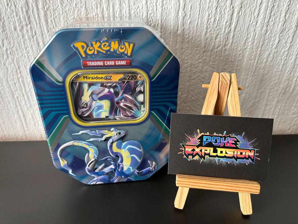 Pokémon Miraidon & Koraidon EX Tin Box Pokemon Booster Karten in Friedrichsthal