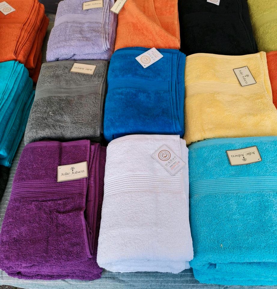 Handtücher von Julie Julsen!!! Waschhandschuh, Handtuch, Duschtuch, Badetuch und Saunatuch!!! 100% Baumwolle, 500 g/m2!!! in Bochum
