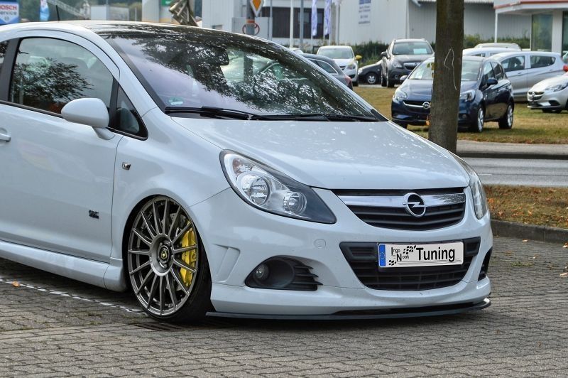 ⭐ IN CUP Frontlippe Schwarz/Carbon Opel Corsa D OPC inkl. ABE ⭐ in Kellinghusen