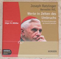 Werte in Zeiten des Umbruchs von Joseph Ratzinger (4 CDs) Bayern - Adelschlag Vorschau