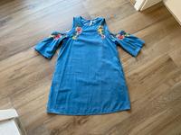 Zara Kleid Cold Shoulder Kleid Jeans-Optik L 40 42 A-Linie Rheinland-Pfalz - Ahrbrück Vorschau