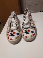 Gabor Schnürschuhe Sneaker Blumen weiß, Gr. 40,5 neuwertig Nordrhein-Westfalen - Borchen Vorschau