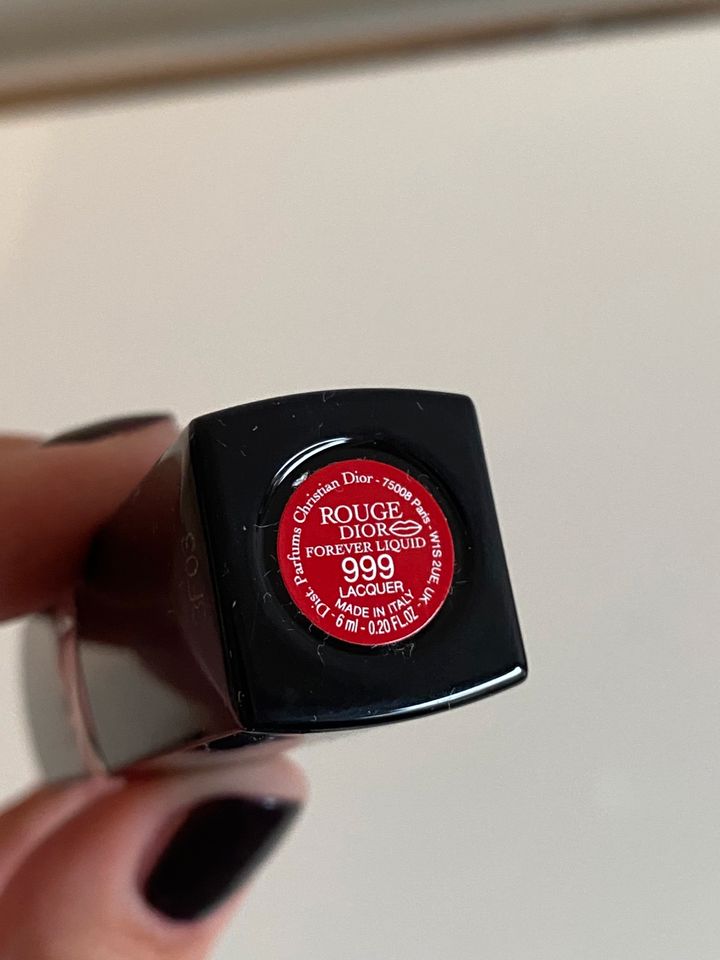Dior Forever Liquid Lipstick Lippenstift Ultra Pigment 999 NEU in Pulheim