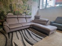 Hukla Ecksofa M-Bavero 2040 N2614 Echtleder Vivre granit, Nappaleder, flexible Kopfpolsterverstellung, Massivholz, Stahlwellenunterfederung. Polipol Polster bis zu -80% der Uvp bei Menden. Nordrhein-Westfalen - Hagen Vorschau