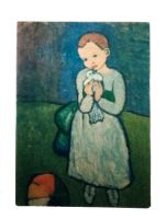 Gemälde Bild Pablo Picasso Kind mit Taube Kunstdruck 52 x 72 Berlin - Treptow Vorschau