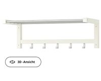 Wandgarderobe v. Ikea, TJUSIG in Weiß Nürnberg (Mittelfr) - Mitte Vorschau