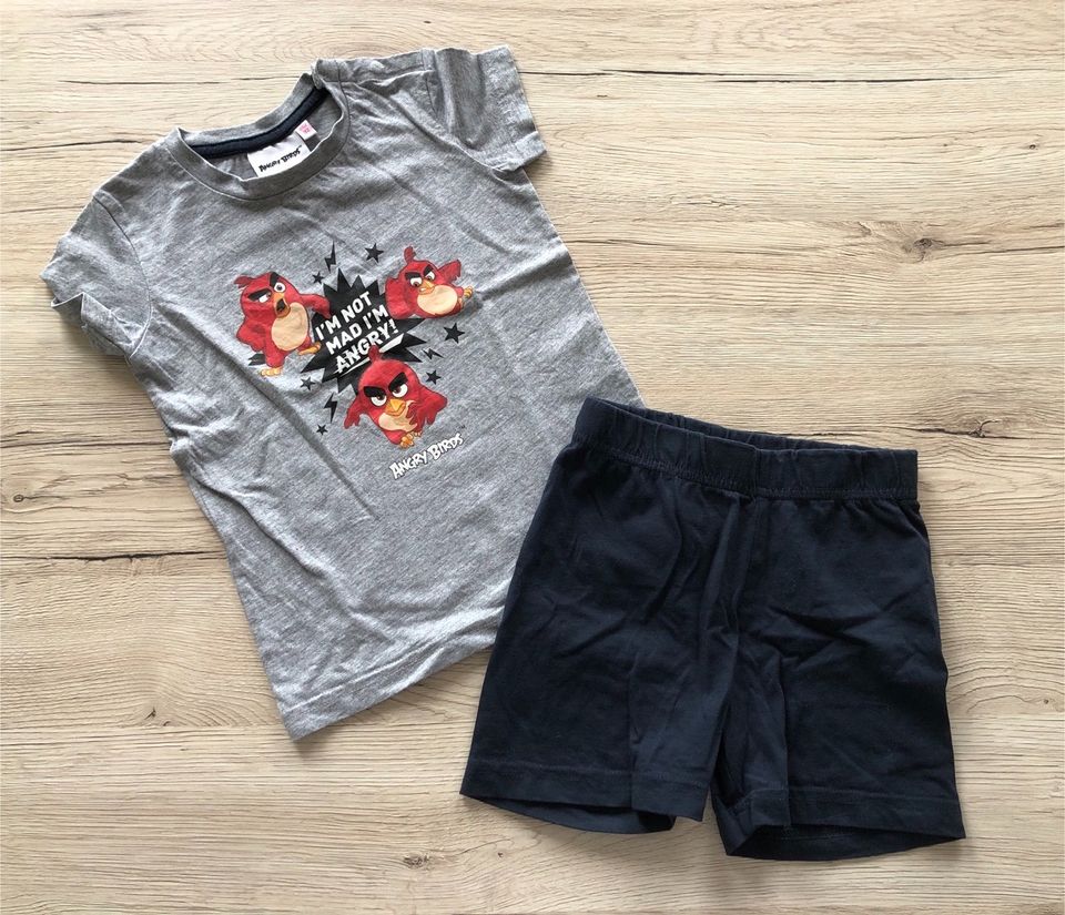 Angry Birds 2er Set T Shirt Hose kurz Größe 86 92 in Brandenburg an der Havel