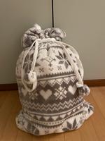 Kuscheldecke Winter Edition mit Beutel Sack grau weiß neu Bayern - Lappersdorf Vorschau