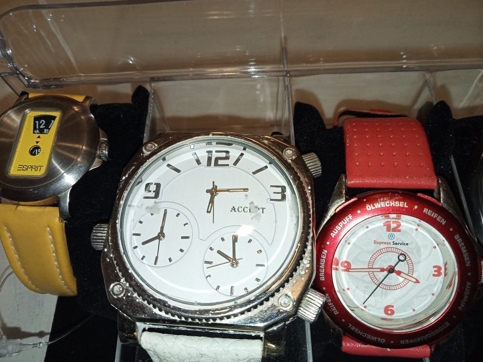 Uhrensammlung Armbanduhr Wanduhr Pendeluhr Regulator in Essen
