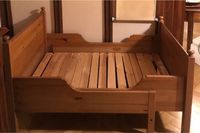 Landhaus Betten Kinderbetten Holz ausziehbar verstellbar Sachsen - Doberschau Vorschau