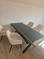 Tisch Holzoptik schwarz + 4 Stühle Bayern - Waldershof Vorschau