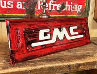 GMC HECKKLAPPE TAILGATE SCHILD PICK UP TRUCK MAN CAVE USA DEKO Nordrhein-Westfalen - Hamm Vorschau