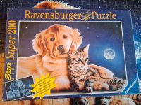 Ravensburger Puzzle 200 Teile Hund Katze ☆Leuchtet im Dunkeln☆ Thüringen - Barchfeld Vorschau