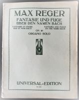 Max Reger-Fantasie u.Fuge über d.Namen BACH-op 46 -Orgelnoten Bayern - Rain Lech Vorschau